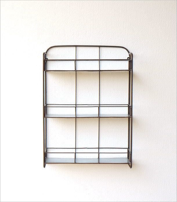 勝駒　 純米酒　1.8L 2本セット ウォールシェルフ 3段 壁掛け アイアン 飾り棚 アンティーク 収納