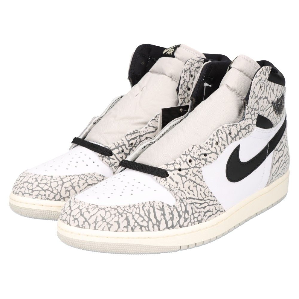 NIKE (ナイキ) AIR JORDAN 1 RETRO HIGH OG WHITE CEMENT エア