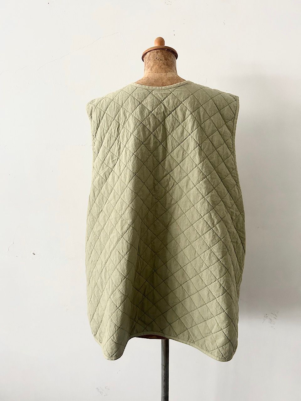 nestRobe コットンラミーキルティングリバーシブルベスト