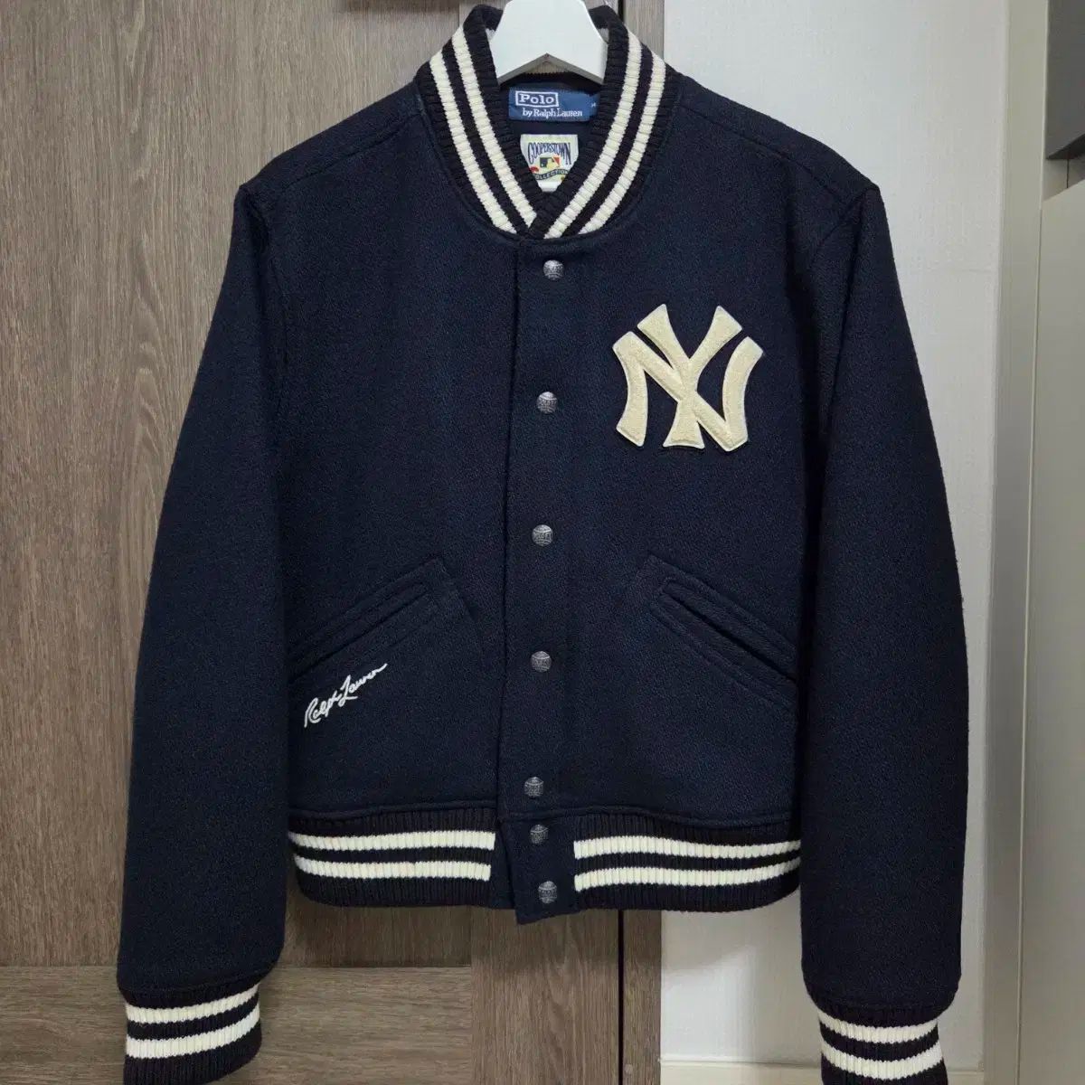 ポロ Ralph Lauren ラルフローレン x MLB ニューヨーク ヤンキース ウール バーシティ ジャケット