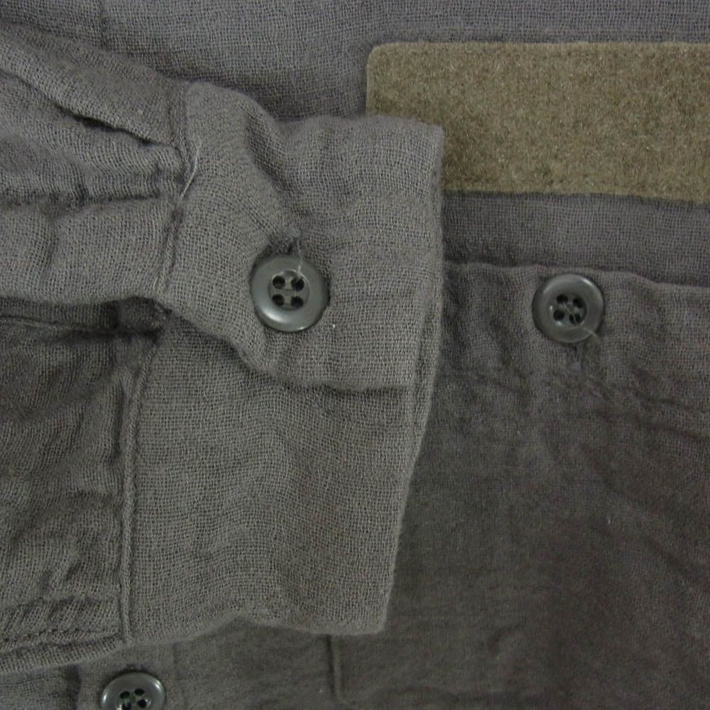 GOODENOUGH グッドイナフ 長袖 ワークシャツ ダークグレー系 M