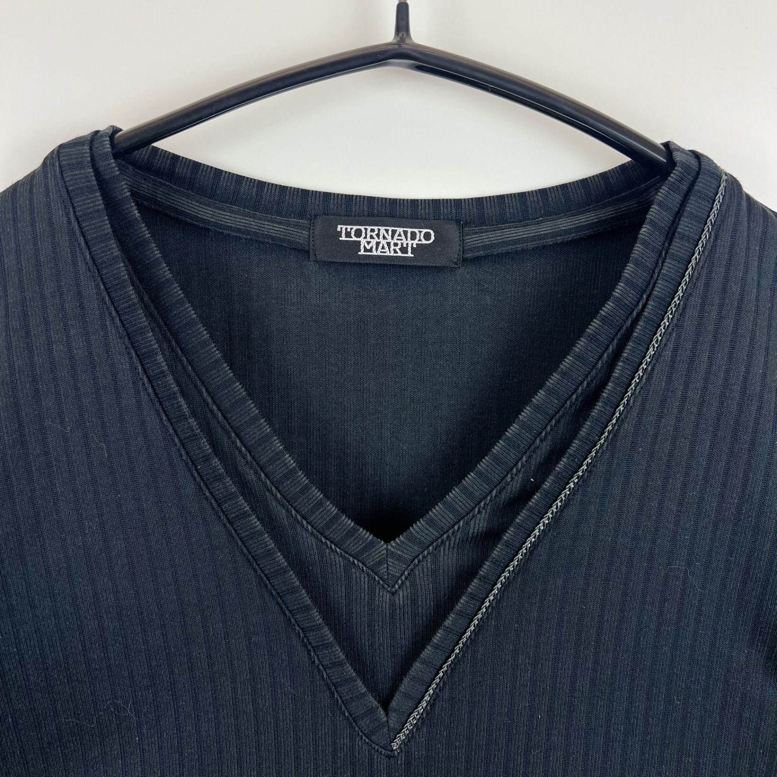 00s tornado mart ロンT archive y2k Rare 00s TORNADO MART pattern velour top - メルカリ