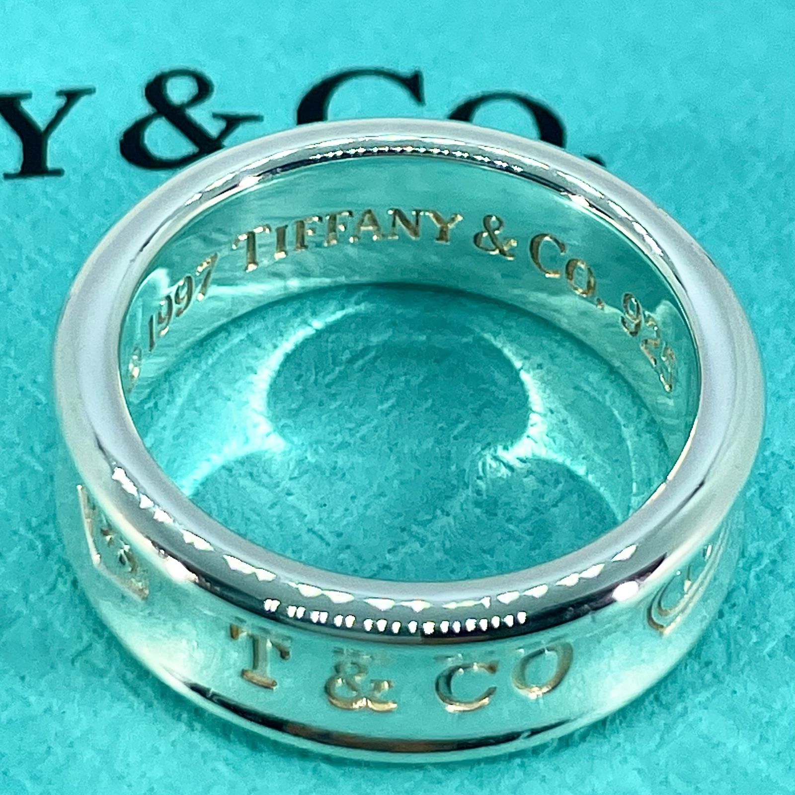 美品】16号 ティファニー TIFFANY&Co. シルバー 1837 ナロー ワイド