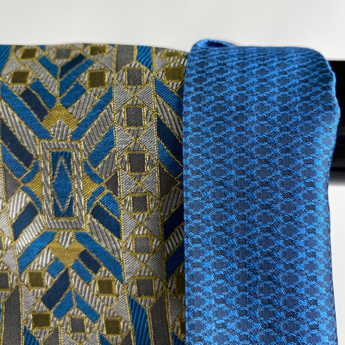 袷 幾何学模様
