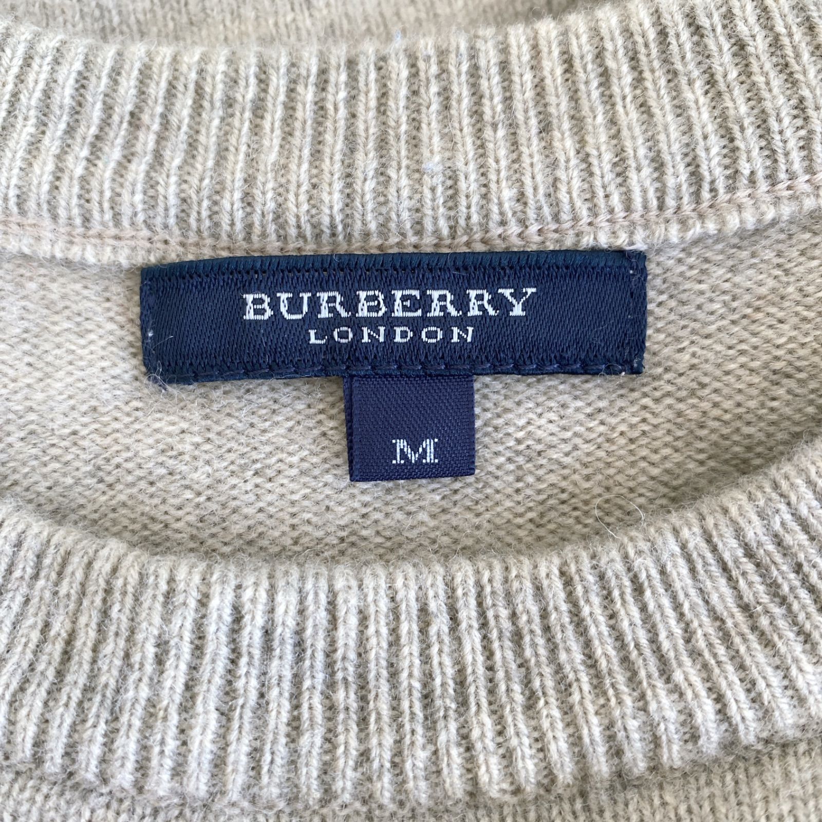 バーバリーロンドン 三陽商会 日本製 ウール チェック柄 長袖 セーター L グレー BURBERRY LONDON ニット メンズ | Compre  na Mercari do Japão! | Buyee