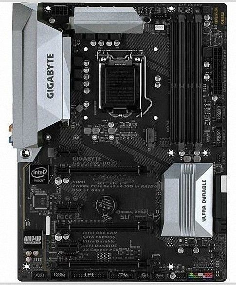 GIGABYTE Z270X-UD3 (rev. 1.0) LGA 1151 Intel Z270 HDMI SATA 6Gb/s USB 3.1  ATX Motherboard