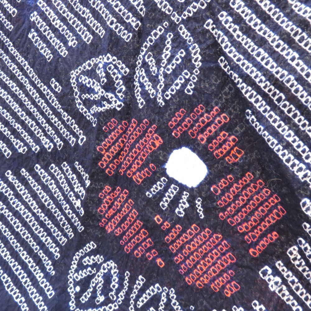 浴衣 絞り 絞り浴衣 藍 白 青 ピンク 花デザイン 仕立て上がり 夏物