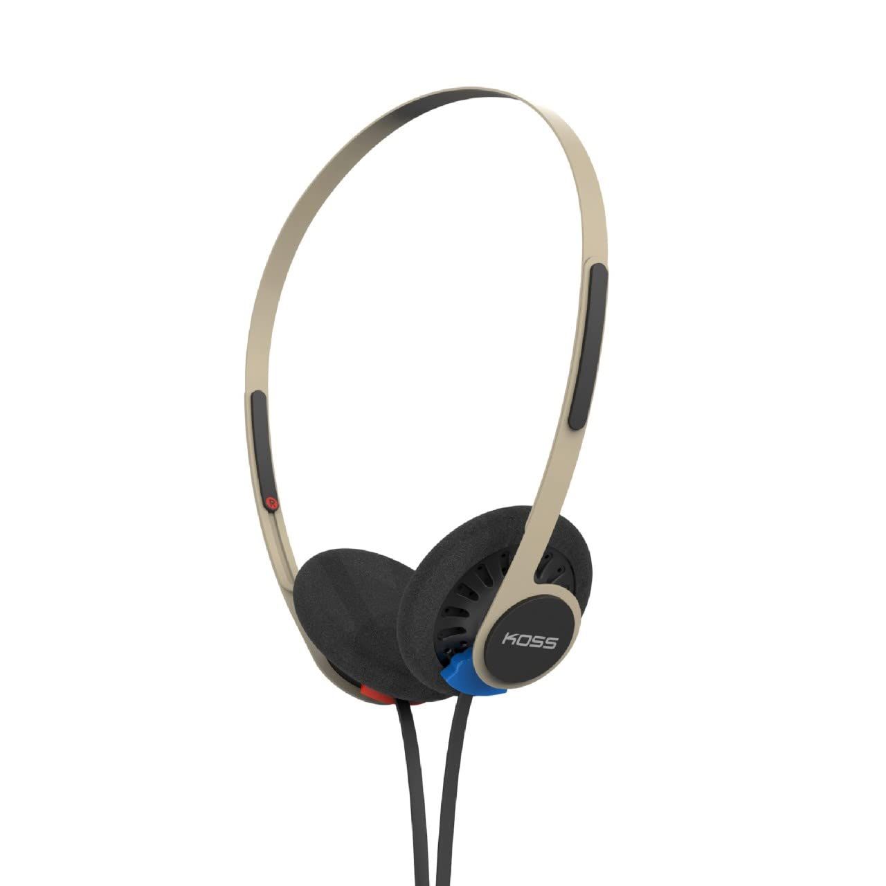 KOSS KPH40 ユーティリティ オンイヤーヘッドホン 着脱式 コードシステム 超軽量設計 リズムベージュ S リズムベージュ S レトロ