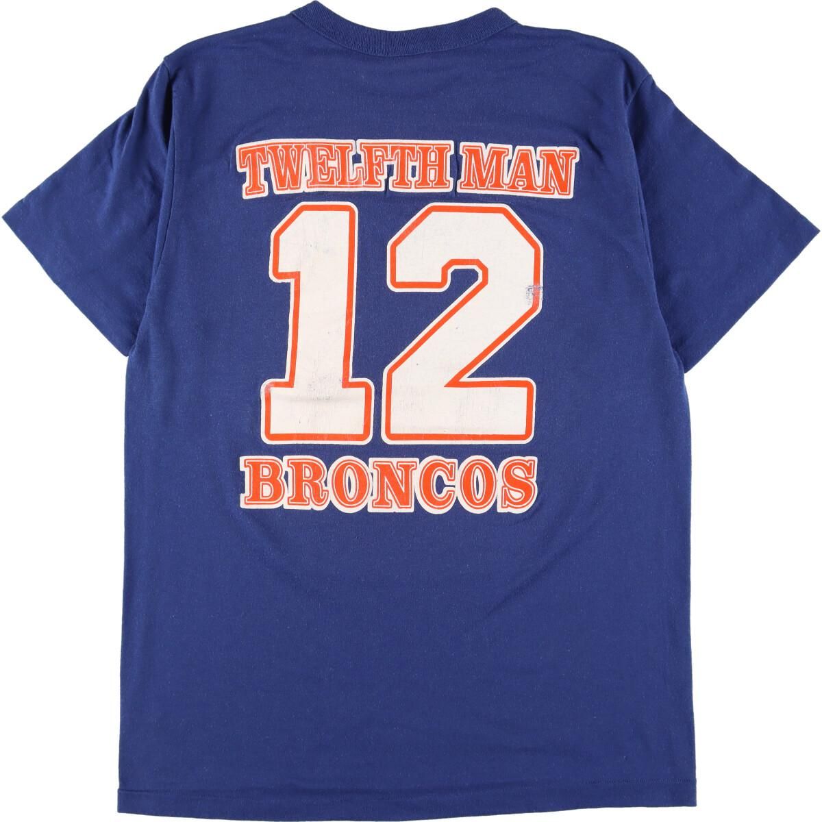 古着 80年代 チャンピオン Champion トリコタグ NFL DENVER BRONCOS デンバーブロンコス スポーツプリントTシャツ  USA製/eaa261570