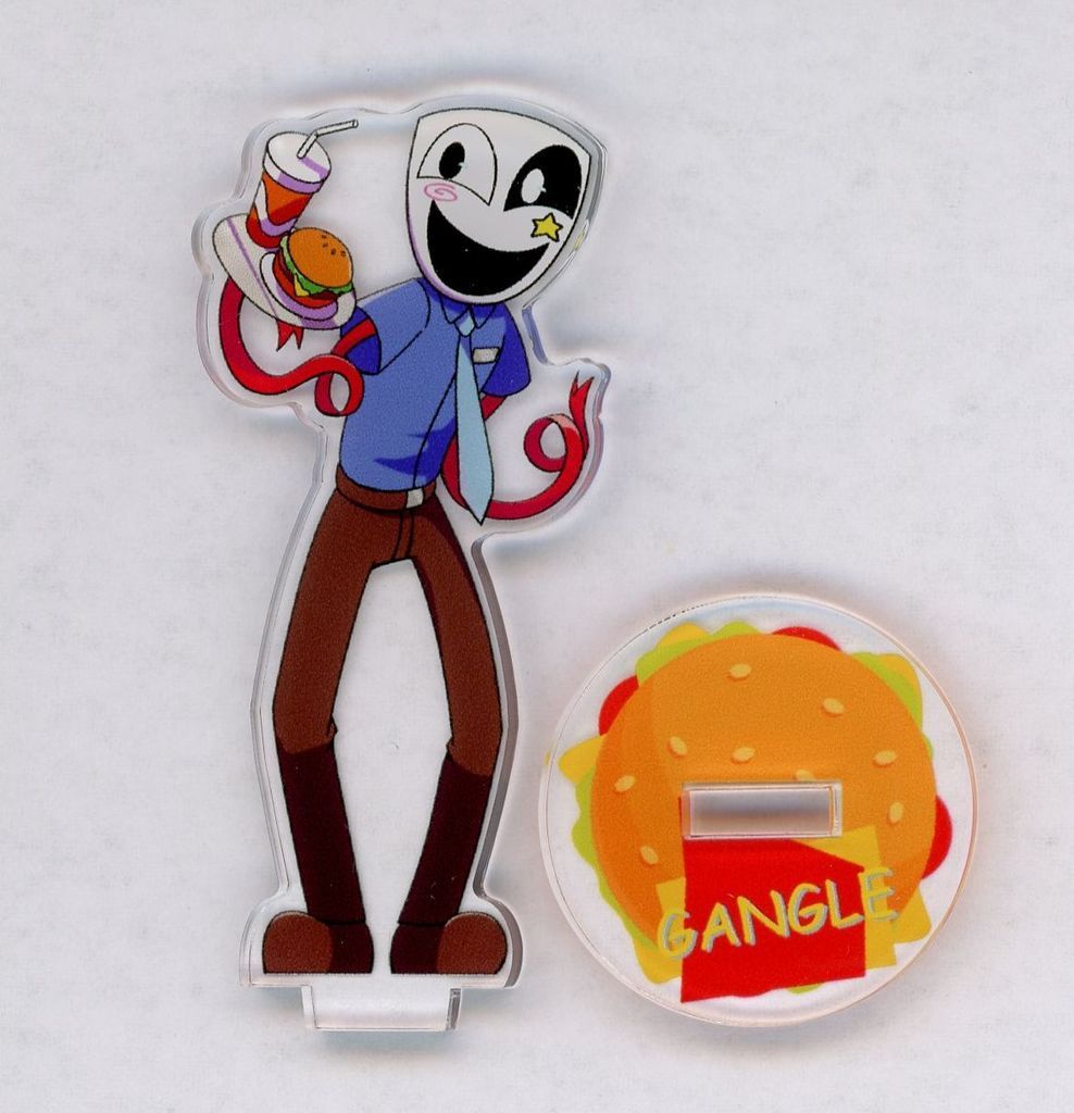 中古】アクリルスタンド・アクリルパネル ガングル(トレー持つ) 「ザ