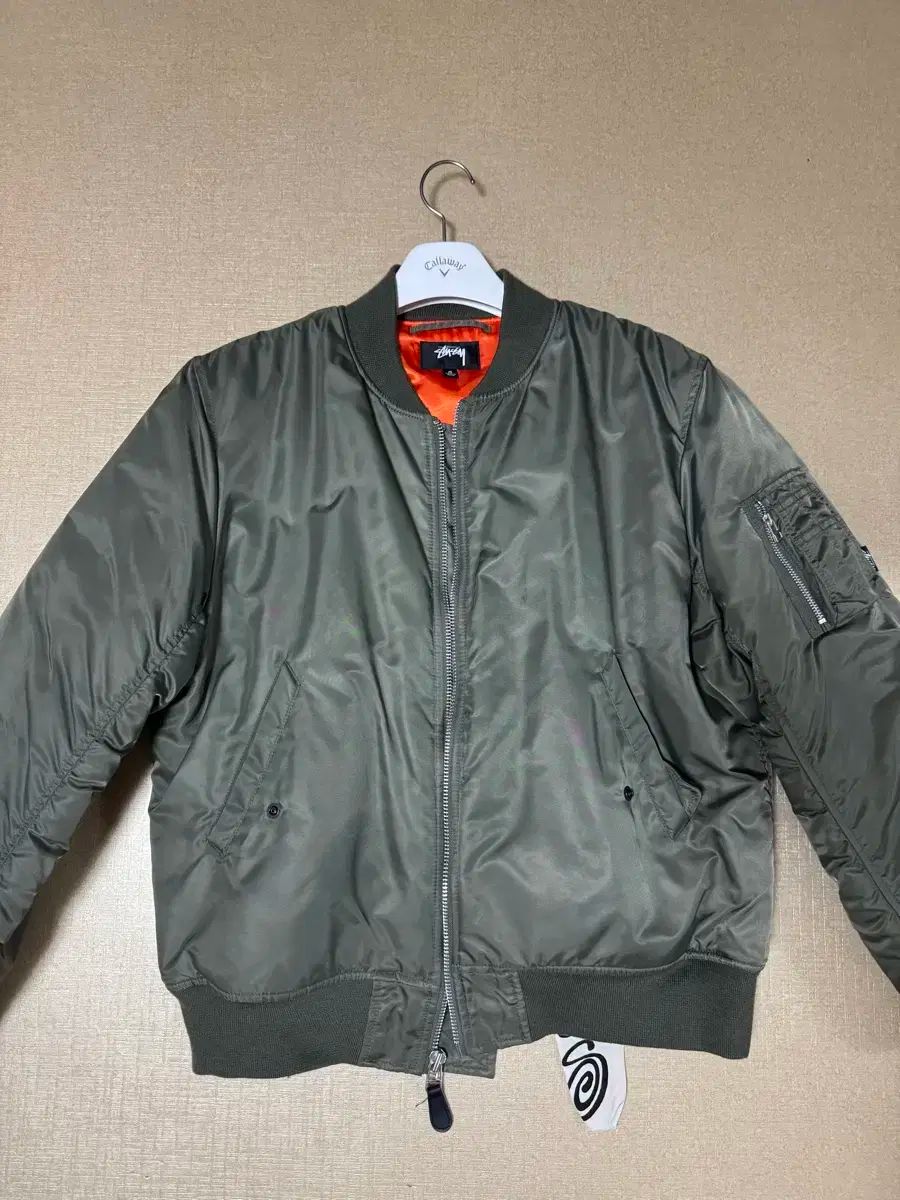 CHANEL MA-1ジャケット XL オリーブ『STUSSY』 CHANEL MA-1ジャケット XL オリーブ『STUSSY』 Buy Stussy x