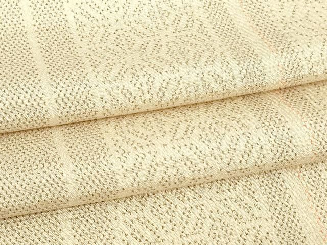 平和屋着物▽本塩沢　単衣　麻の葉間道　正絹　逸品　DAAW9363sf 平和屋着物▽本塩沢 単衣 麻の葉間道 正絹 逸品 DAAW9363sf - メルカリ