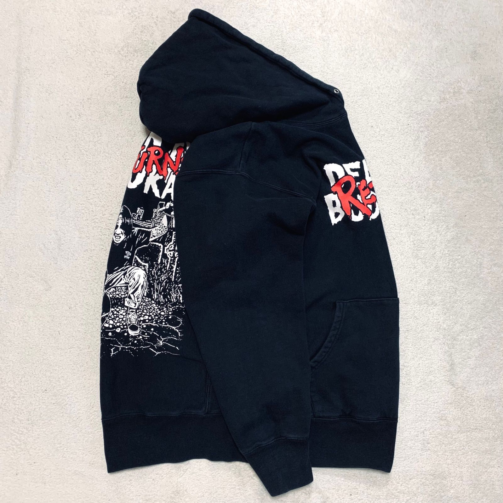 PIZZA OF DEATH スウェットパーカー フーディー 両面プリント Ken