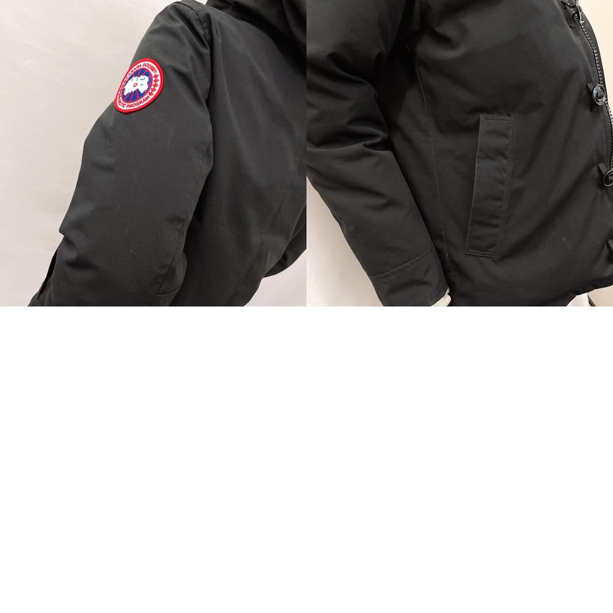 カナダグース ダウンジャケット ORFORD PARKA 3433JM ブラック - メルカリ