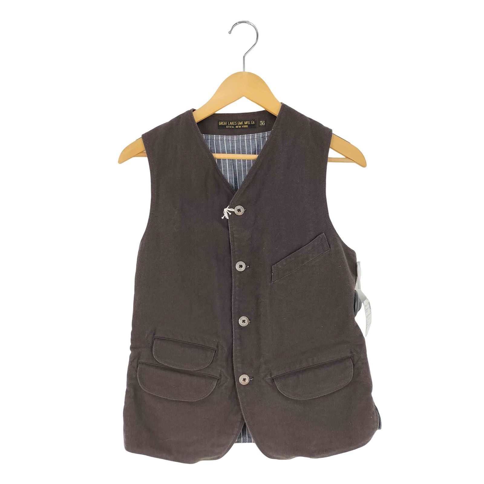 フリーホイーラーズ　ベスト　GREAT LAKES GMT.MFG.CO. 36 フリーホイーラーズ ベスト GREAT LAKES GMT.MFG.CO. 36 【公式通販】