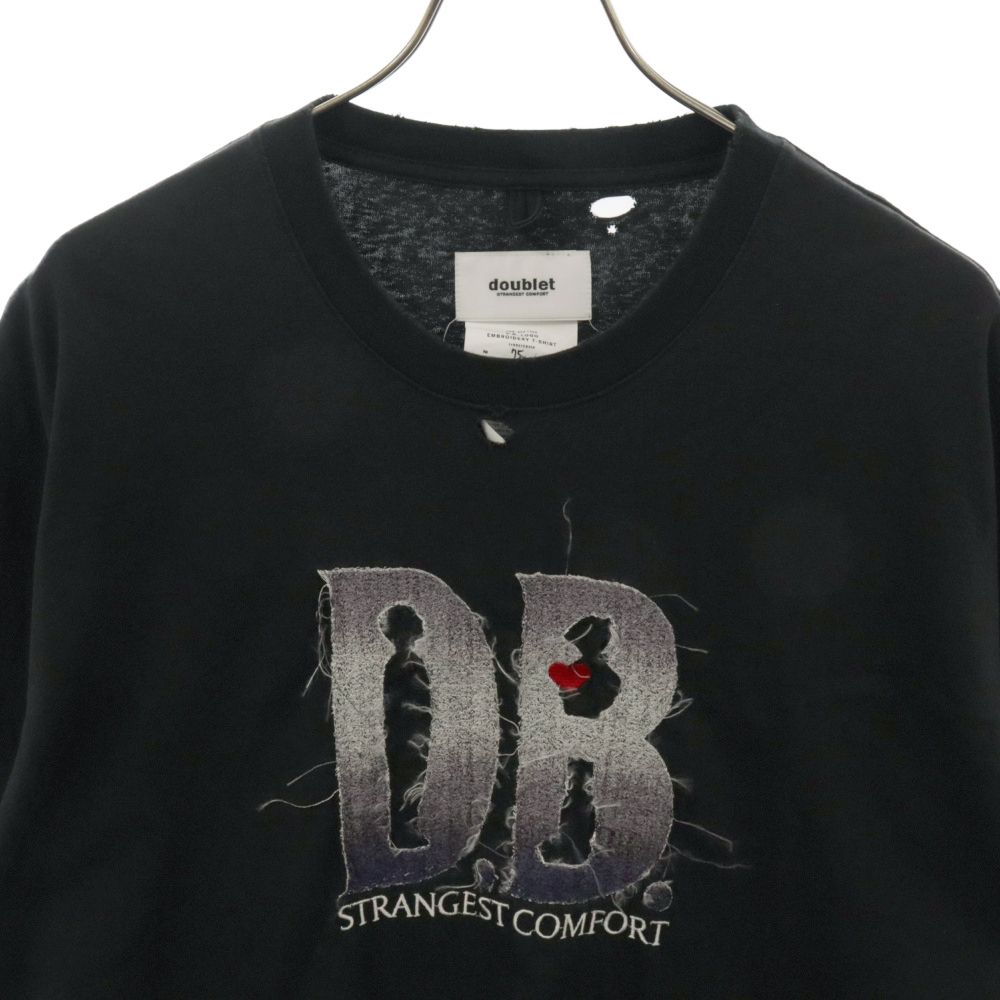 doublet (ダブレット) 24SS D.B. LOGO EMBROIDERY T-SHIRT ロゴ
