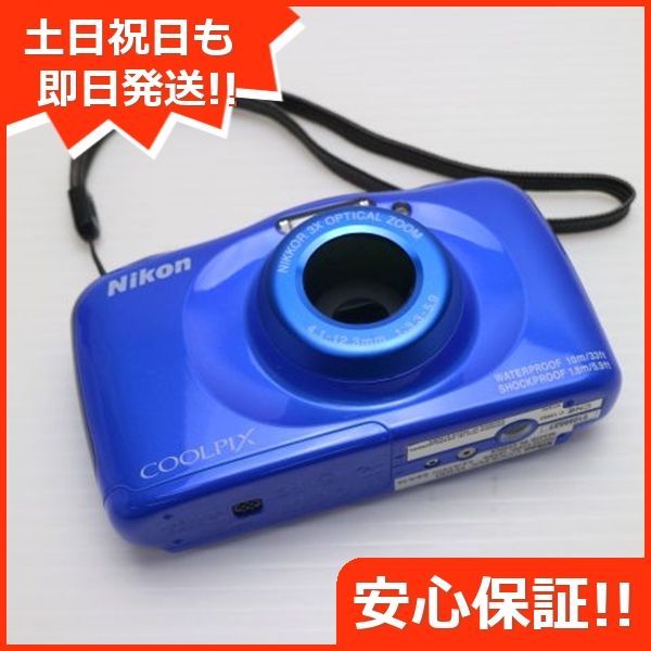 COOLPIX W100 ブルー コンデジ Nikon 本体 土日祝発送OK 09000
