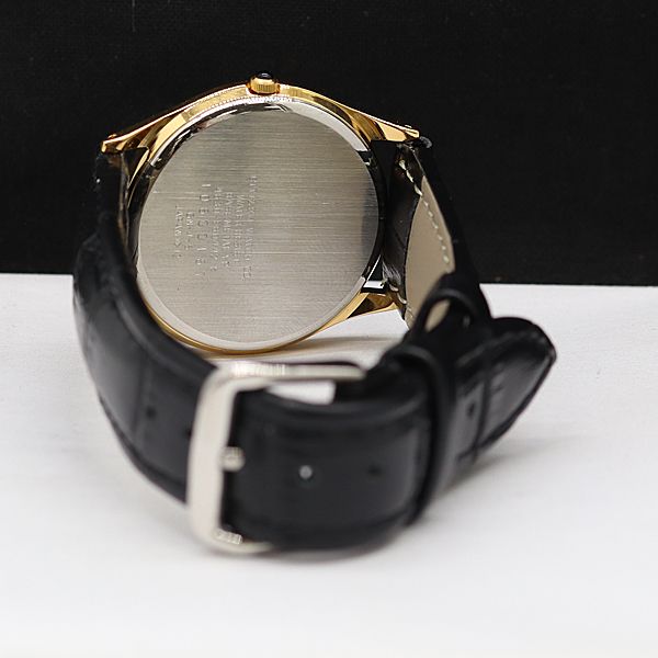 【稼動品】腕時計　GRES 黒文字盤　ゴールド ROYAL SMITH 90-006 ブラック文字盤 ゴールドケース | Kuoe Kyoto JP
