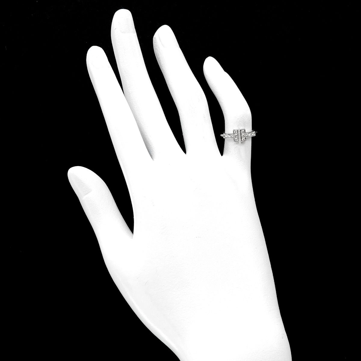Tiffany&Co. ワイヤーリング ホワイトゴールド ティファニー T ダイヤモンド ワイヤー リング ホワイトゴールド