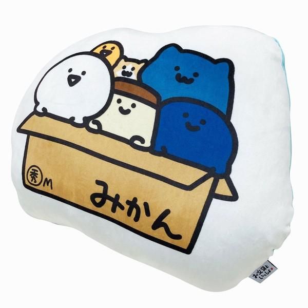 お文具といっしょ ダイカット クッション お文具集合