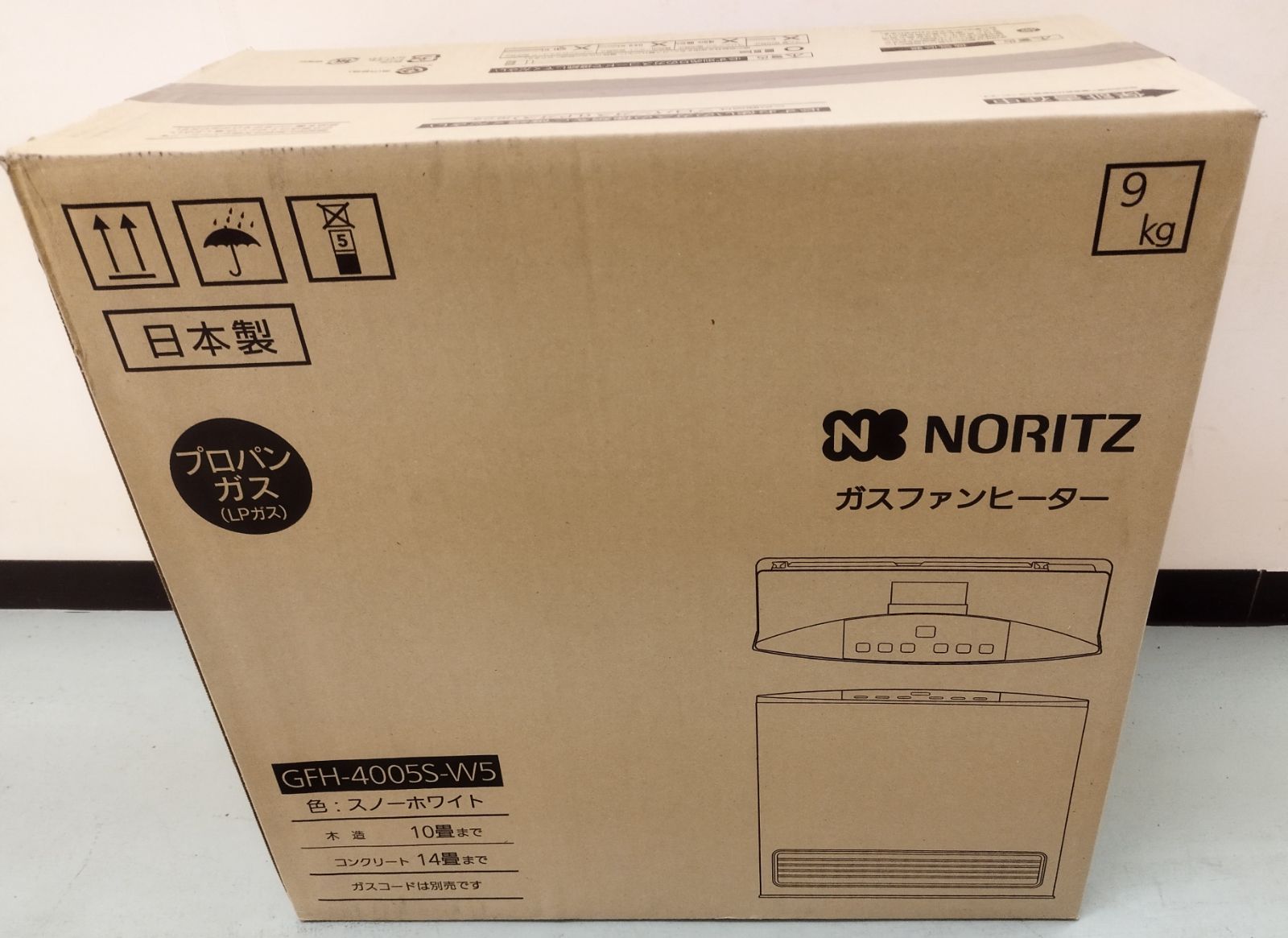 未開封品】NORITZ ノーリツ ガスファンヒーター プロパンガス(LP 未開封品】NORITZ ノーリツ ガスファンヒーター プロパンガス(LP