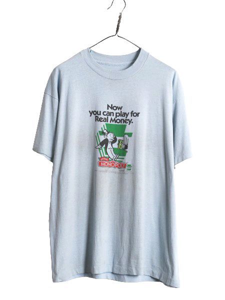 90sUSA製ビンテージTシャツMONOPOLYモノポリーロンTカレッジイベント 90sUSA製ビンテージTシャツMONOPOLYモノポリーロンTカレッジイベント