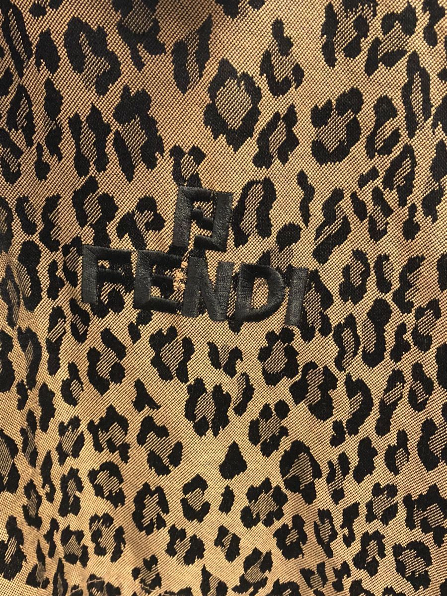 フェンディジーンズ レオパード ボアコート 009446-G416J1311/0379