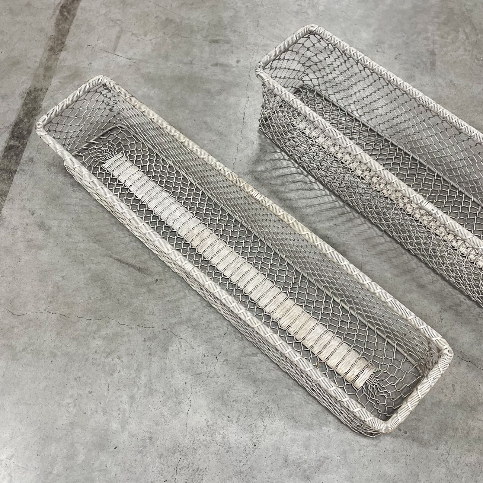 ビンテージ アイアンメッシュケース