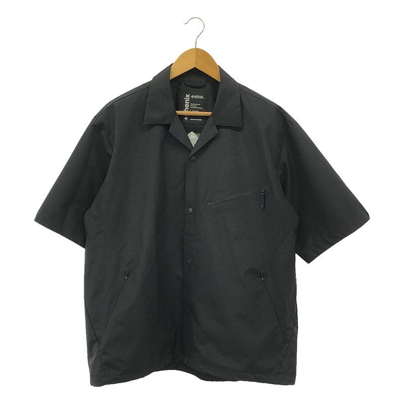 FREAK'S STORE / フリークスストア | SP GORE-TEX INFINIUM WINDSTOPPER SHORT SLEEVE SHIRT ゴアテックス 半袖 シャツ | L | ブラック | メンズ
