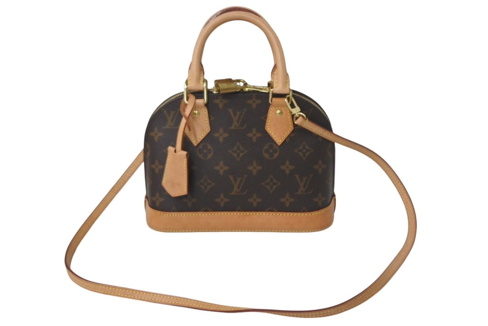 LOUIS VUITTON ルイヴィトン アルマBB ハンドバッグ M53152 ショルダー 2WAY モノグラムキャンバス おぞまし PVC レザー  美