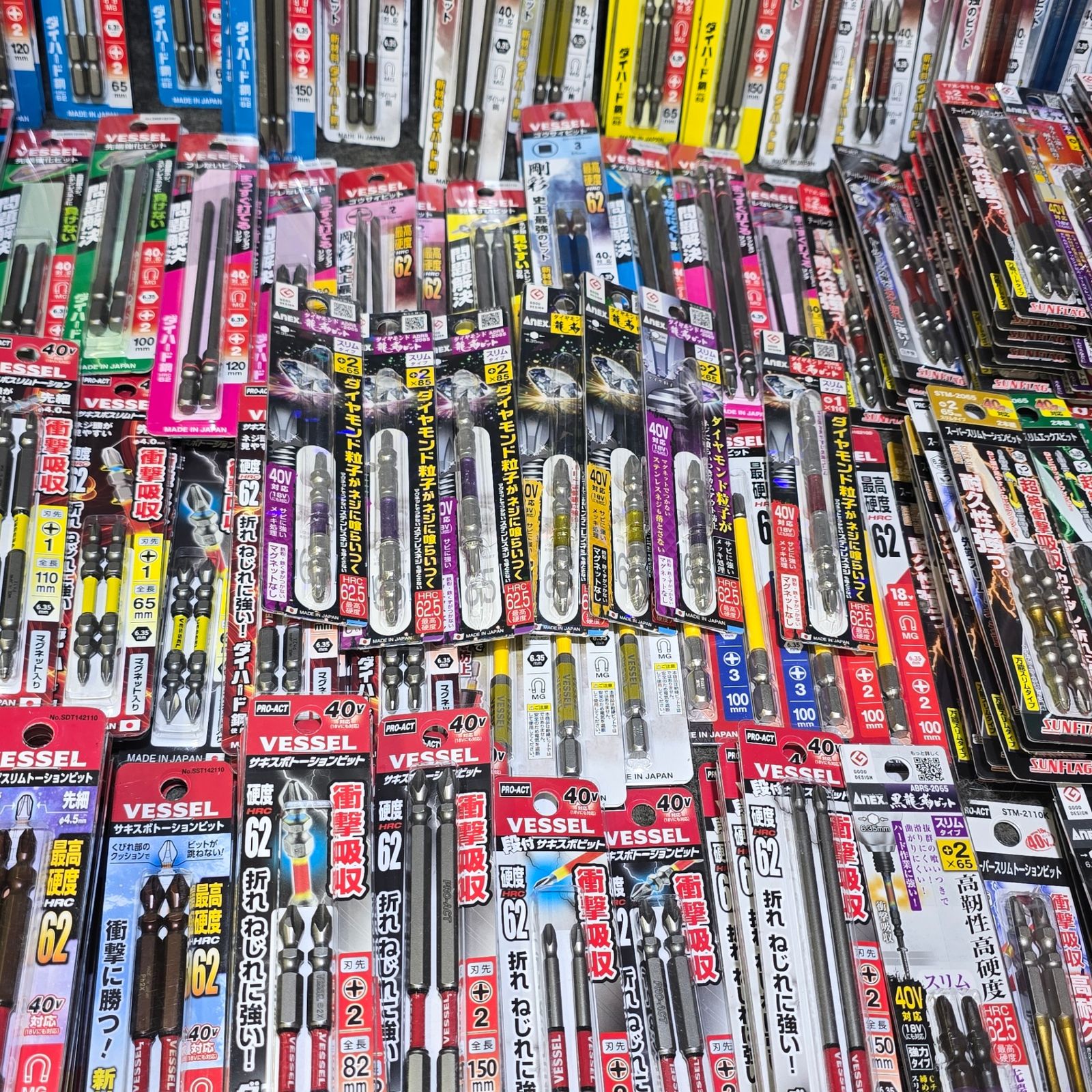 インパクト用 ビット 約285パック Anex VESSEL SK11 SUNFLAG メーカー サイズ混合 ダイヤモンドビット混在 六角軸 桶川店 USTAUSTRALIA_COM_AU