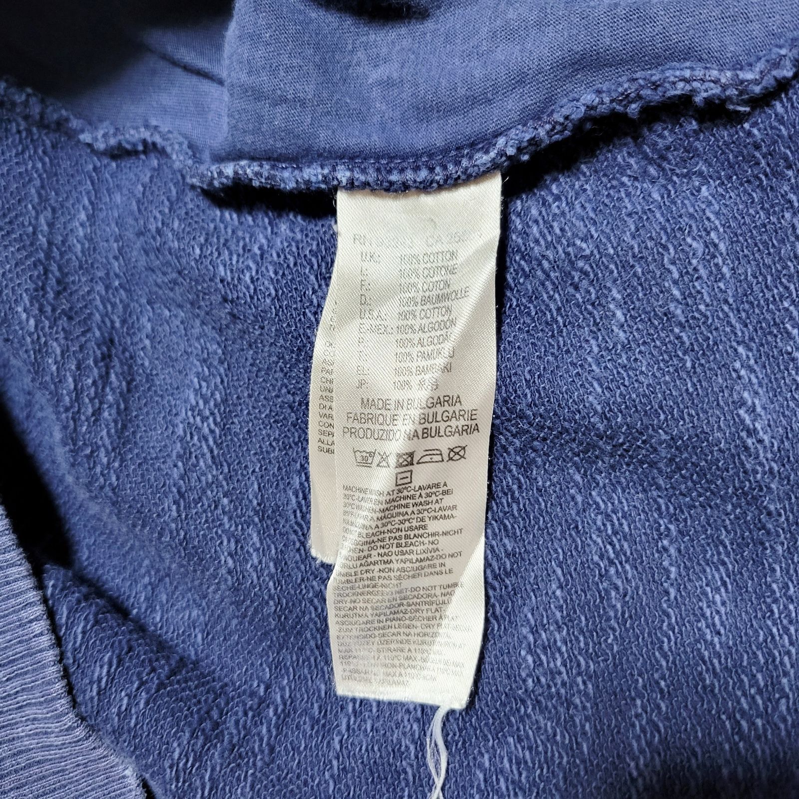 DIESEL 裏毛スウェット 色褪せ ユーズド加工 ネイビー M - メルカリ
