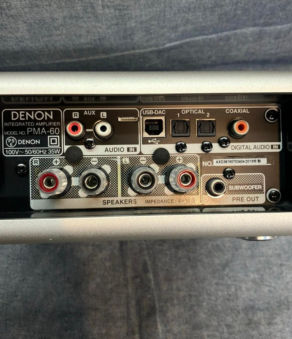 DENON/デノン】PMA-60 プリメインアンプ USB-DAC搭載/ハイレゾ DENON/デノン】PMA-60 プリメインアンプ USB-DAC搭載/ハイレゾ