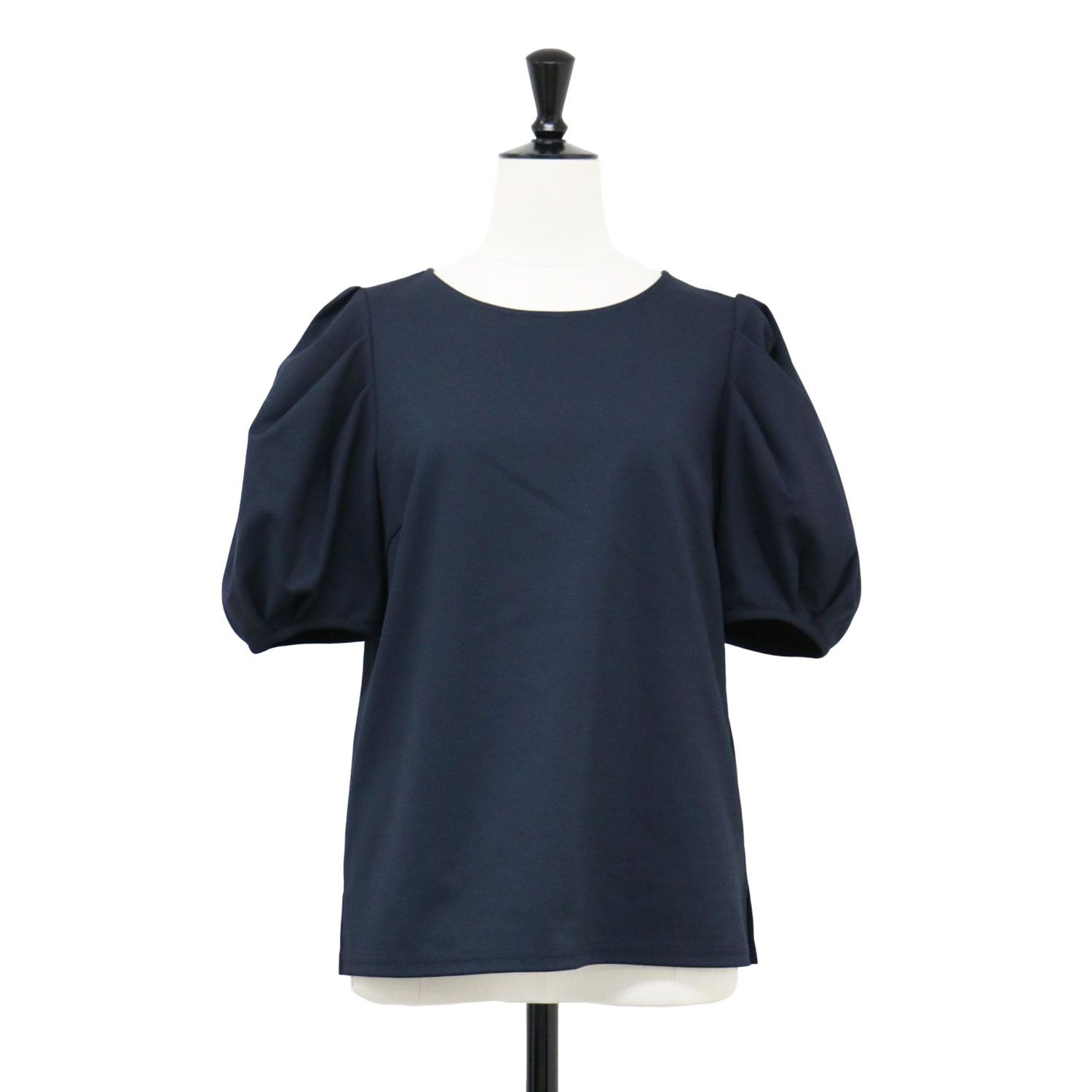 美品】M-PREMIER エムプルミエ カットソー ネイビー 紺 サイズ:36(S