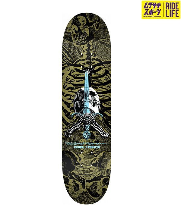 POWELL PERALTA パウエルペラルタ スケートボード デッキ SKULL&SWORD 31210863