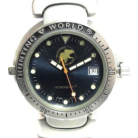 HUNTING WORLD】ブルー レディース時計 ハンティングワールド