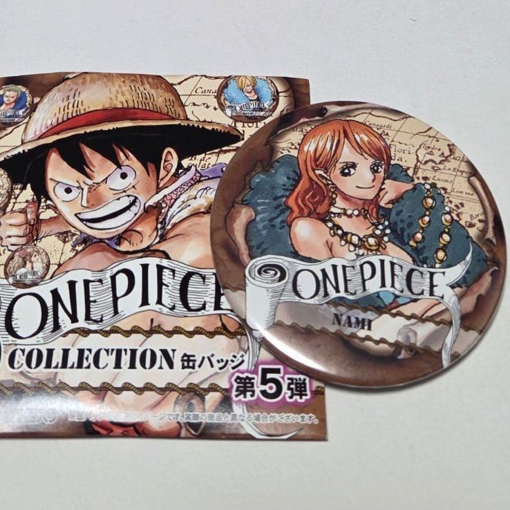 希少 第5弾 ナミ ワンピース ONE PIECE コレクション缶バッジ