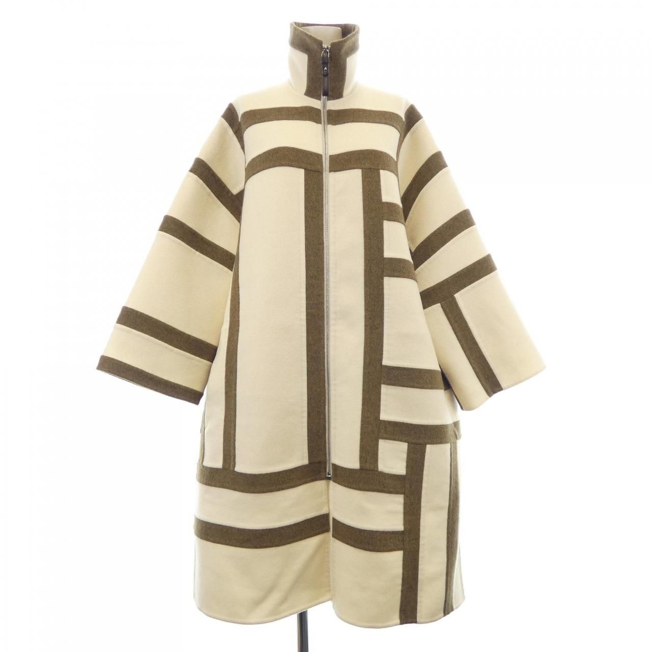 美品】EPOCA 羊革 毛皮 ドッキングニットライダースジャケット 40