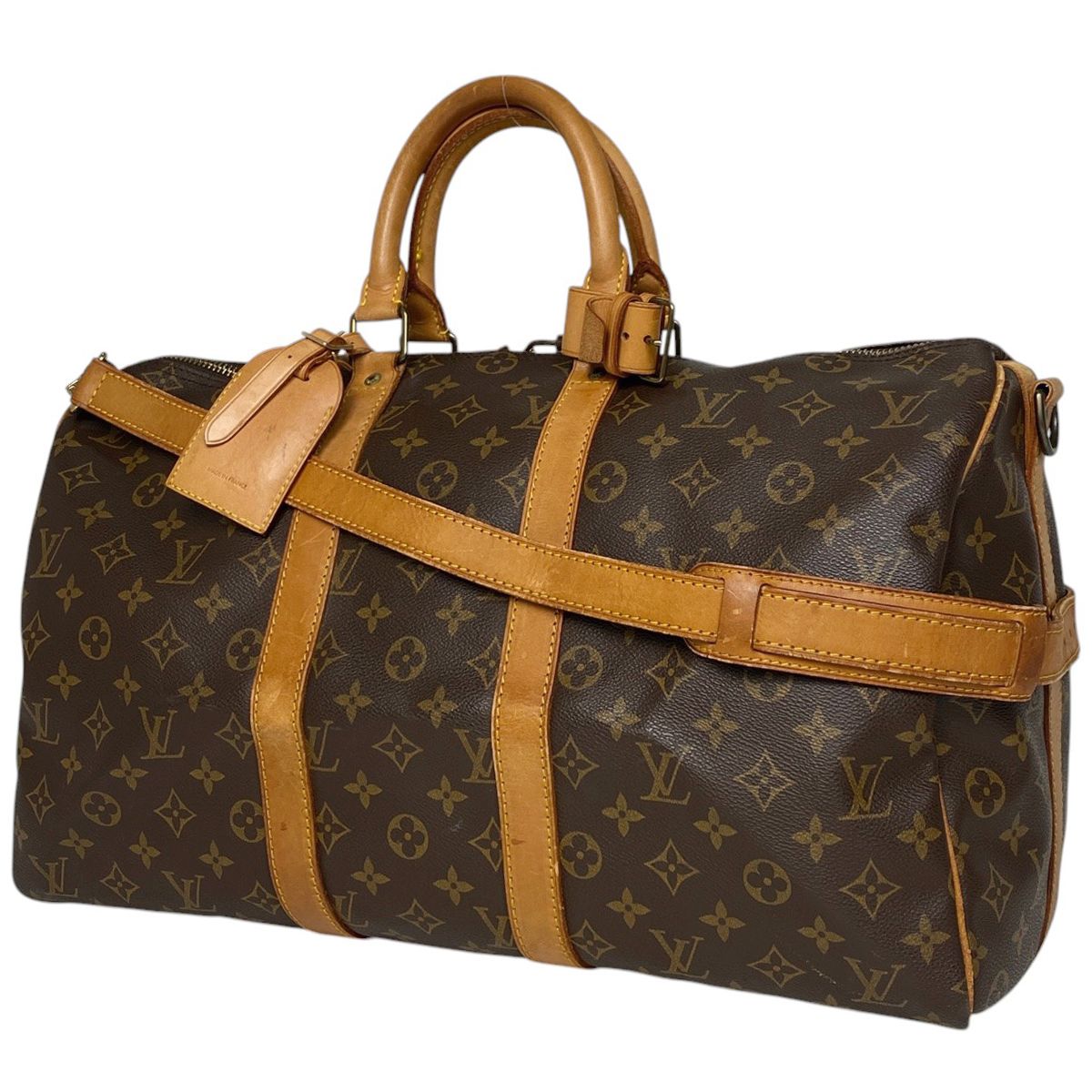 ルイ・ヴィトン Louis Vuitton キーポル バンドリエール 45 旅行 出張  