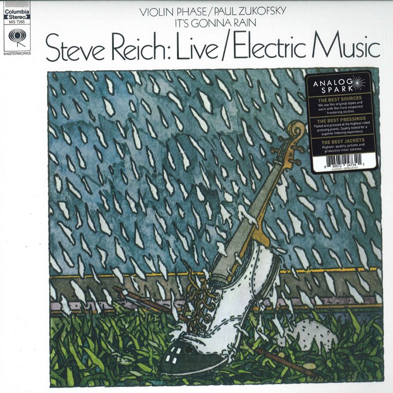 米LP Steve Reich Live | Electric Music AS00060 Analog Spark Columb |00260