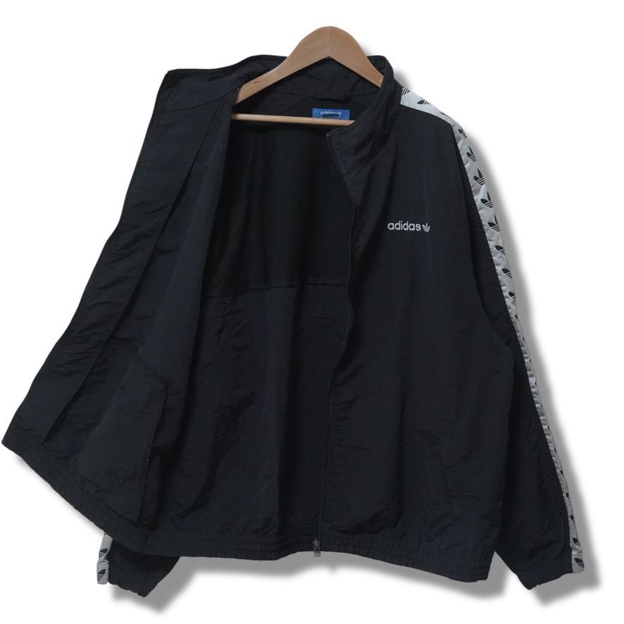 アディダス オリジナルス ナイロンジャケット XL ブラック 00s