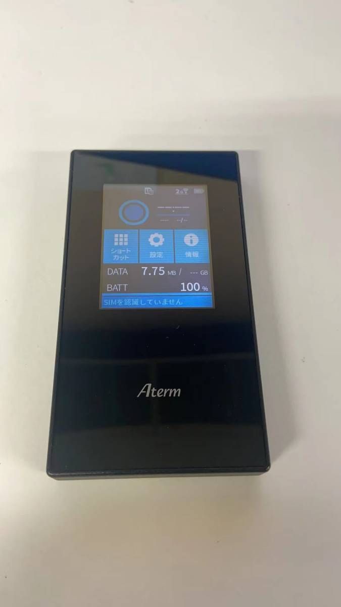 NEC Aterm MR05LN 3B モバイルルーター クレードルセット 中古-とても