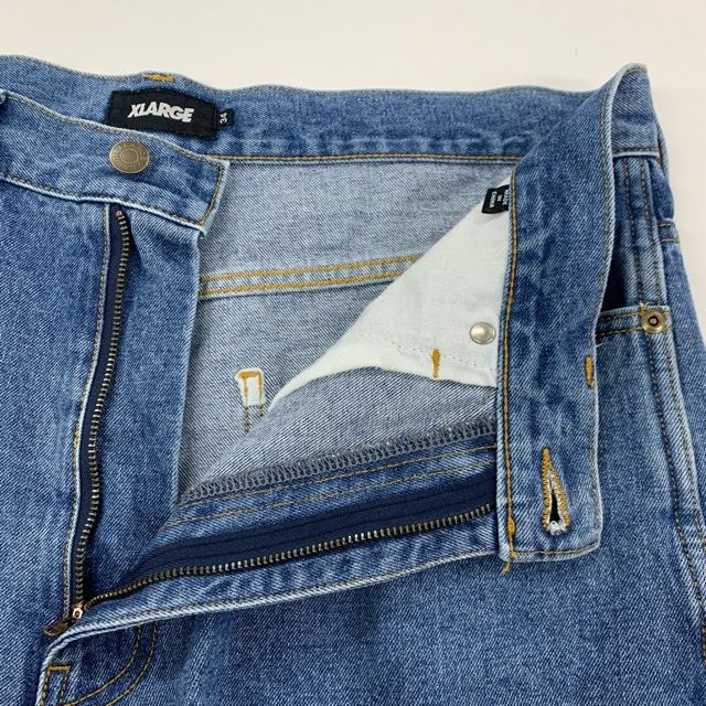 XLARGE FLAME DENIM PAINTER SHORT PANTS W34 101222031013