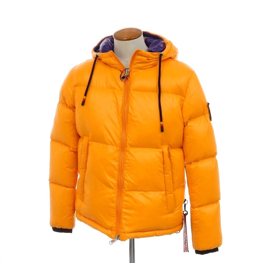 中古】アフターラベル afterlabel ナイロン フーデッド ダウン