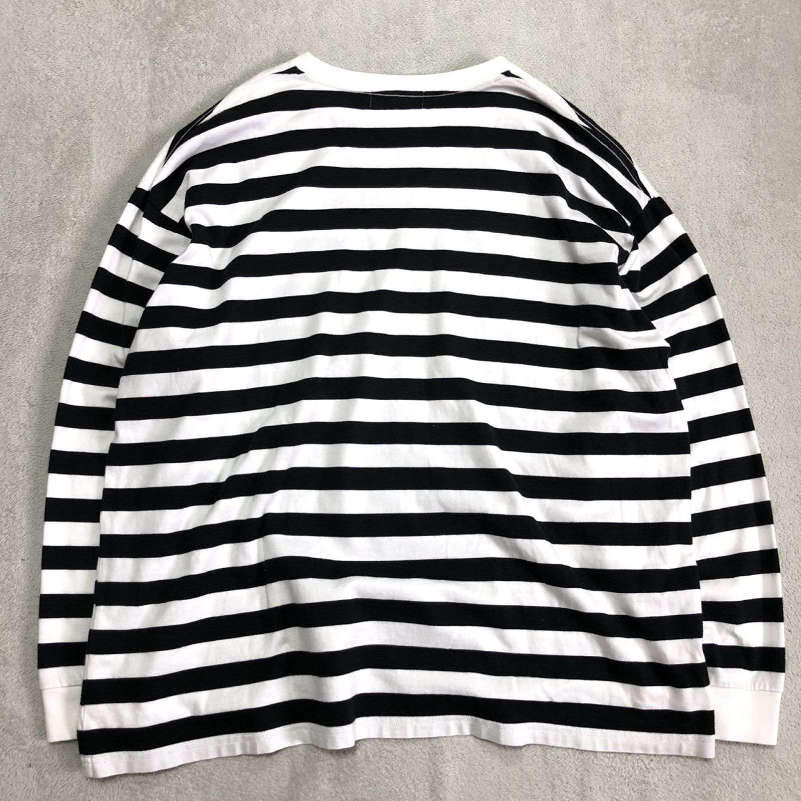 Graphpaper Border L/S Pocket Tee ロングスリーブTシャツ 長袖 