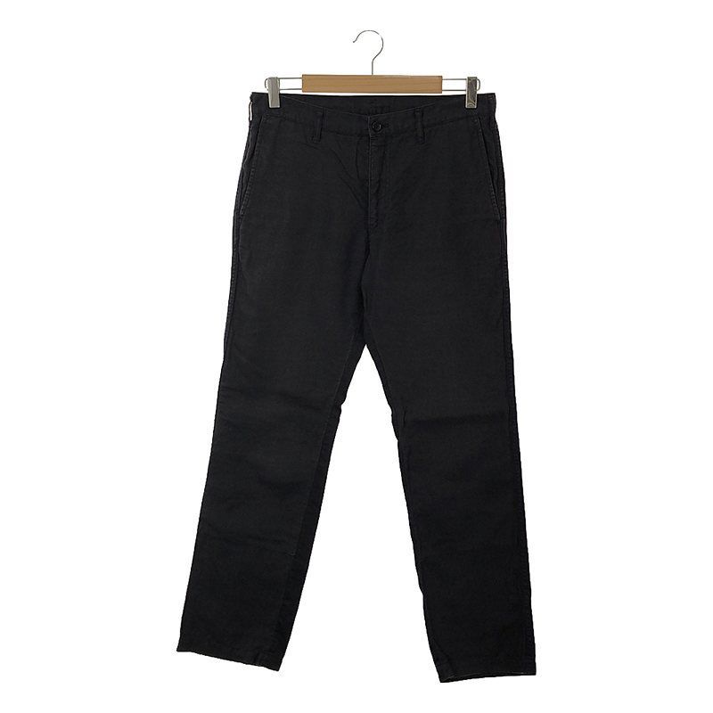 COMME des GARCONS HOMME / コムデギャルソンオム | 製品染め リネン コットン ストレートパンツ | S | メンズ