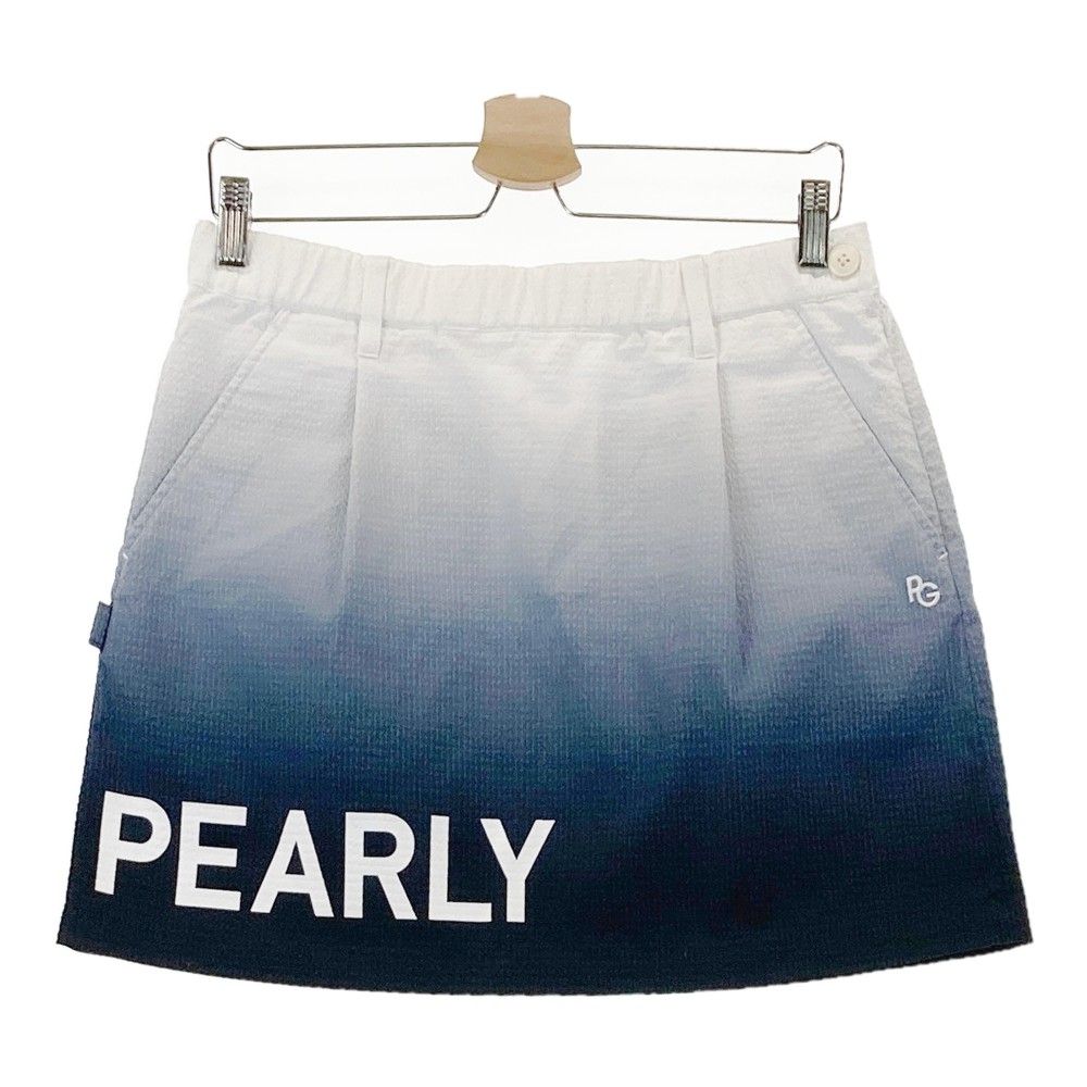 サイズ：2 PEARLY GATES パーリーゲイツ 2022年モデル スカート グラデーション ネイビー系 [240101322309]# ゴルフウェア レディース ストスト