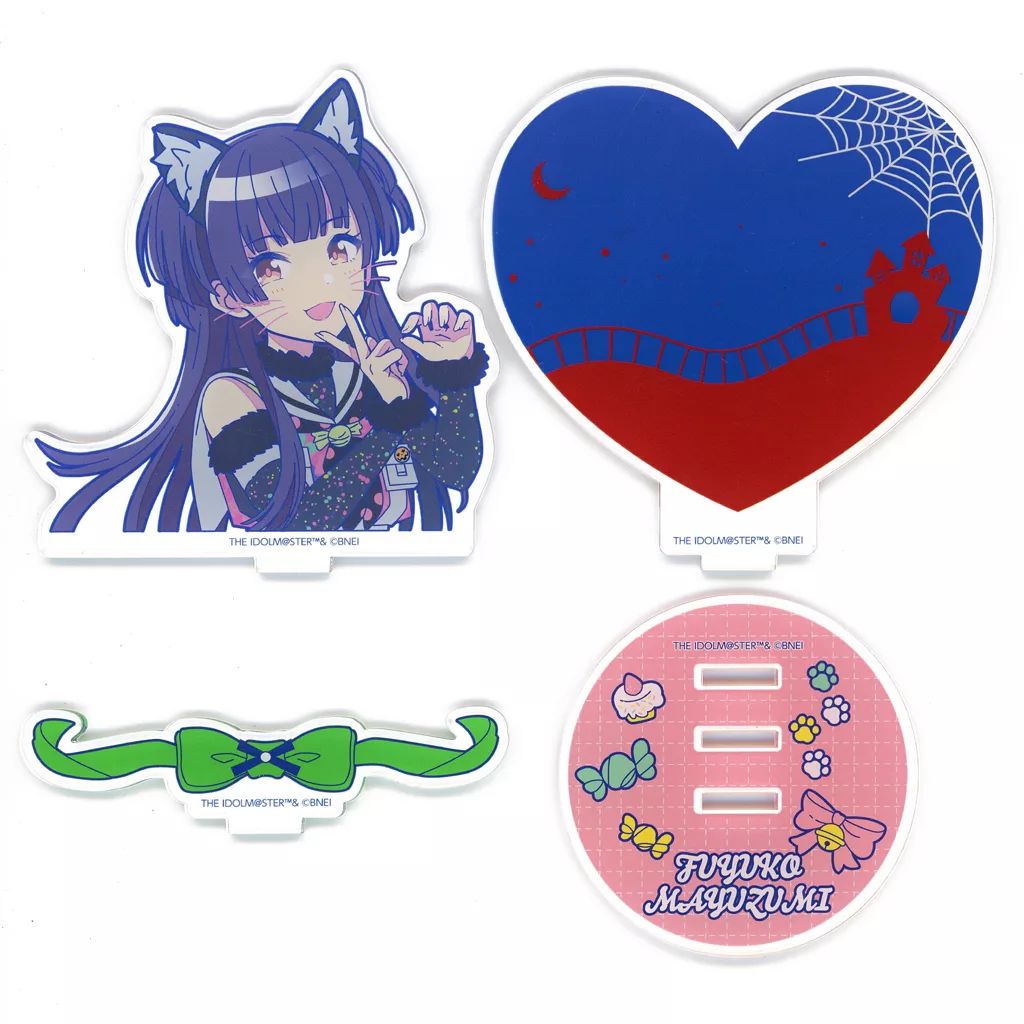 あんにゃ。 中古】アクリルスタンド・アクリルパネル 黛冬優子(Over the prism ver