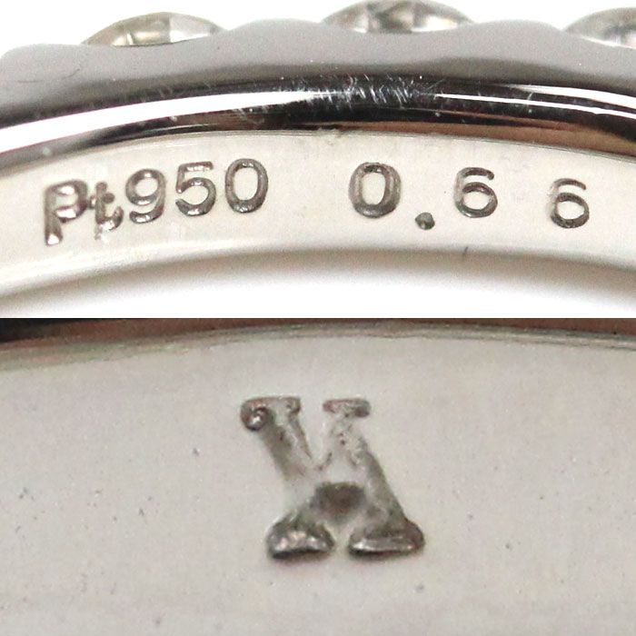 Vendome Aoyama ヴァンドーム青山 Pt950プラチナ ハーフエタニティ  