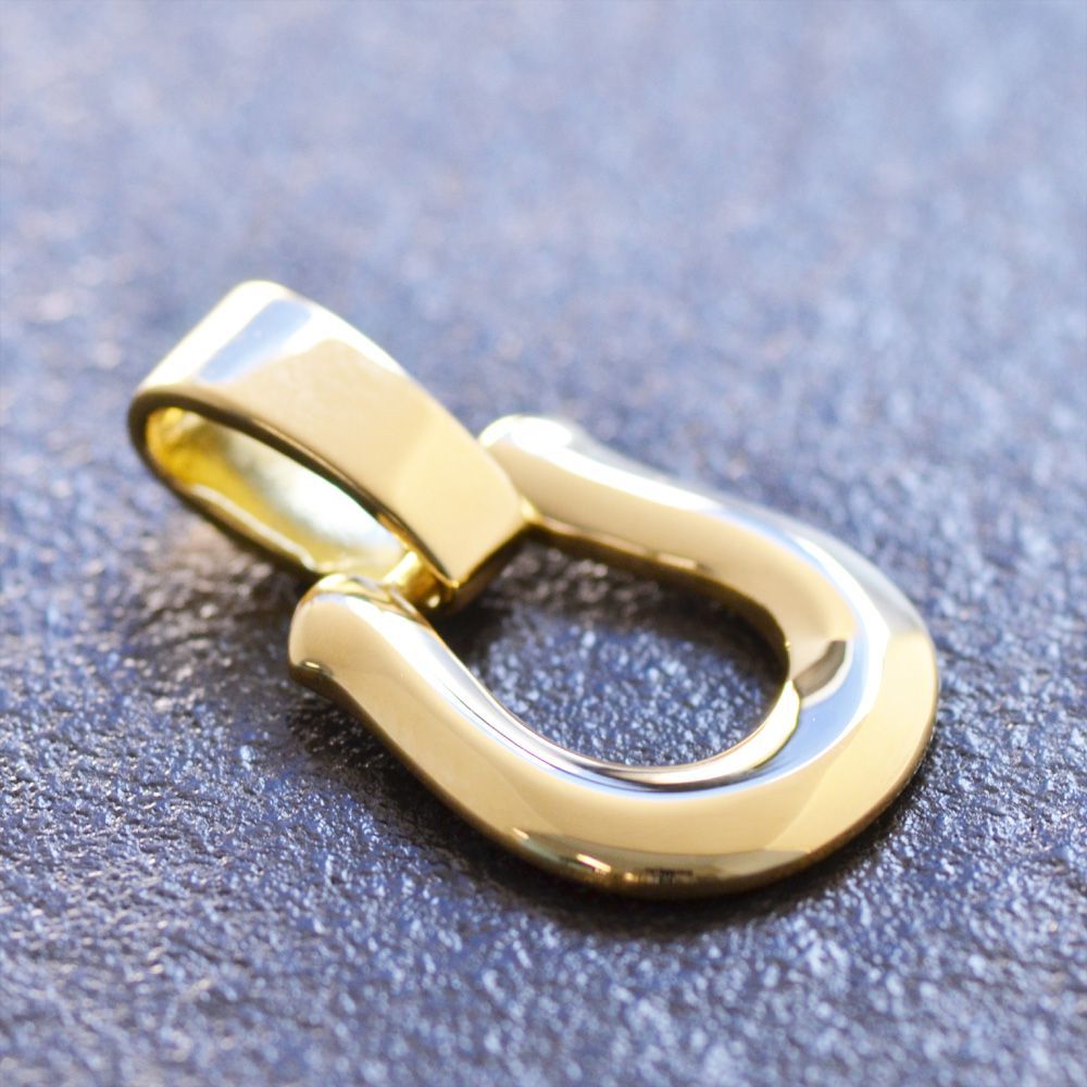 18金ペンダントトップ メンズ K18 喜平用馬蹄 ホースシュー ペンダント ペンダントトップ メンズ K18 18金 喜平用 メンズペンダントトップ